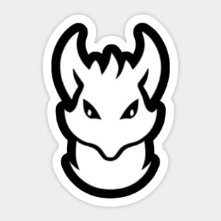 White Dragon Sticker